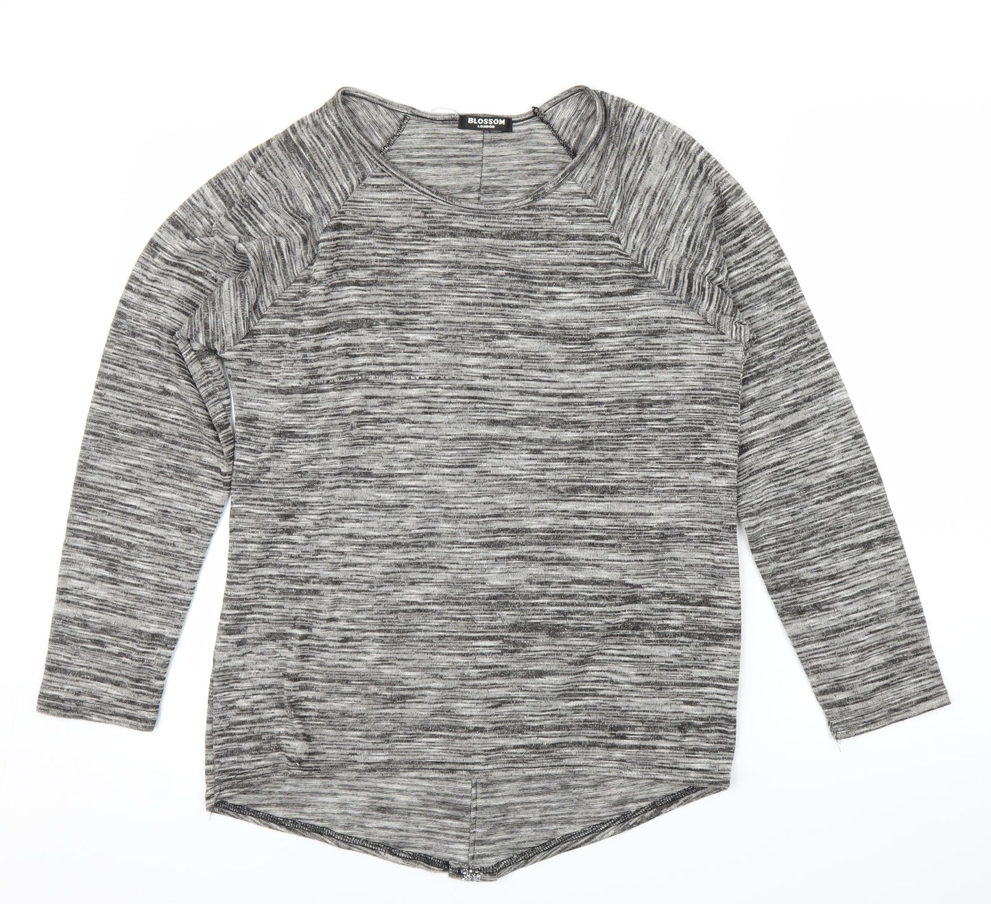 Blossom Womens Grey   Basic Blouse Size M