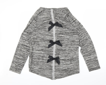 Blossom Womens Grey   Basic Blouse Size M