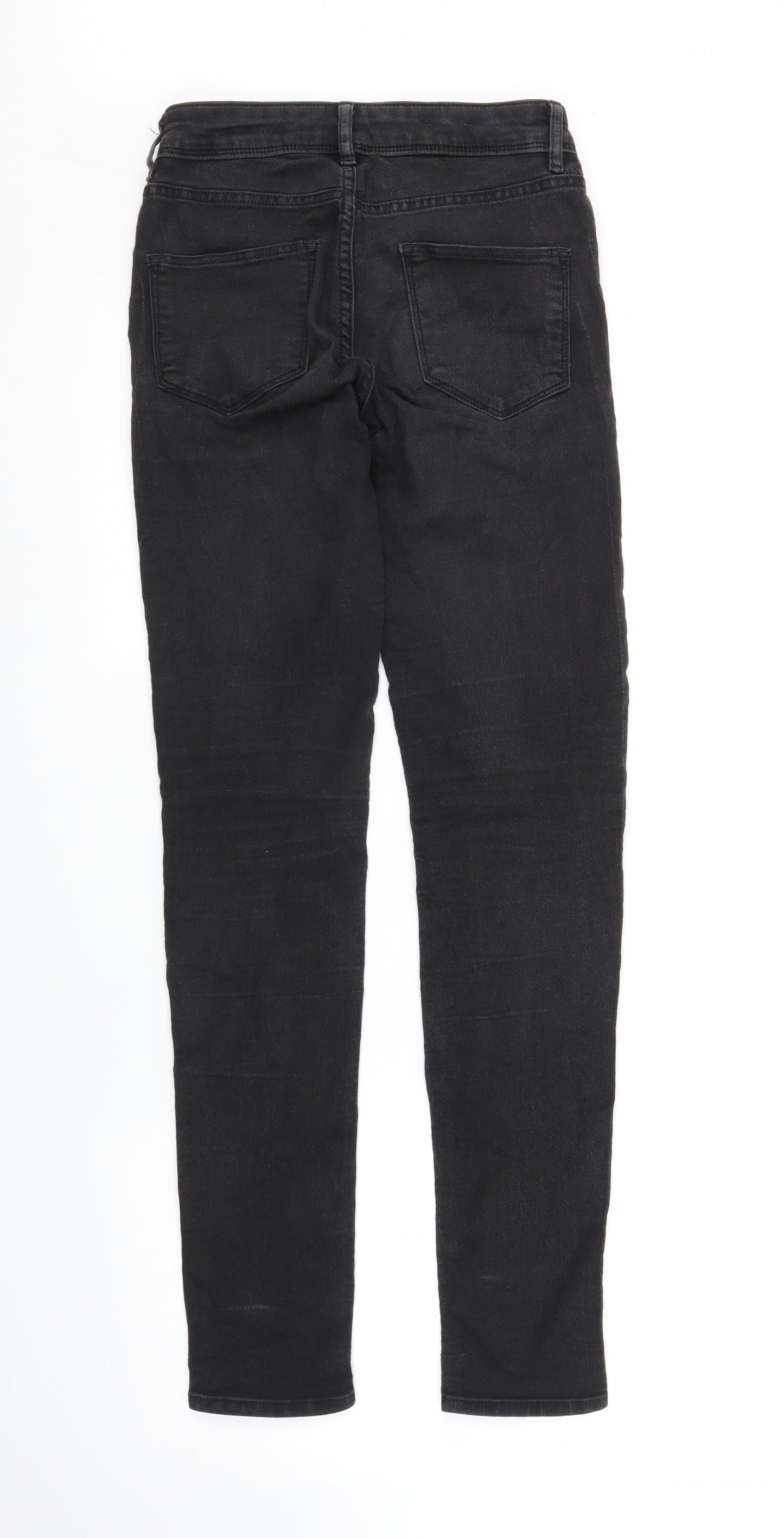Womens UK Size 6 H&M Regular Fit Skinny Black Jeans