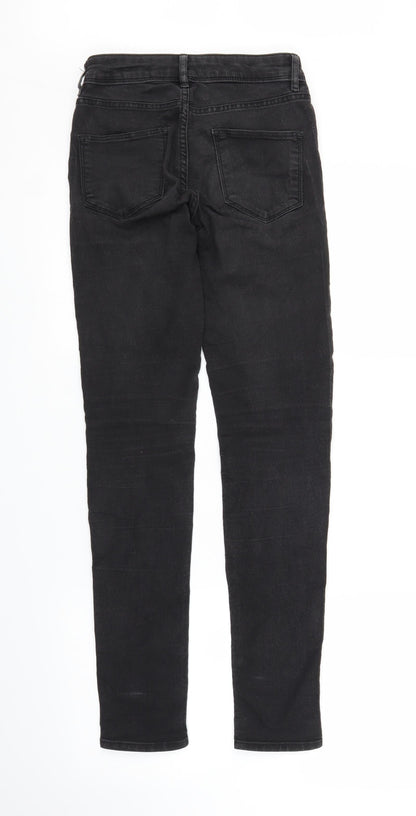 Womens UK Size 6 H&M Regular Fit Skinny Black Jeans