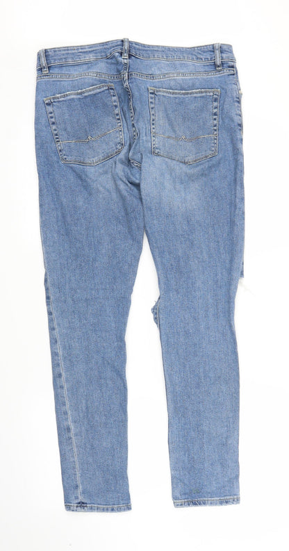 ASOS Womens Blue  Denim Skinny Jeans Size 33 in L30 in
