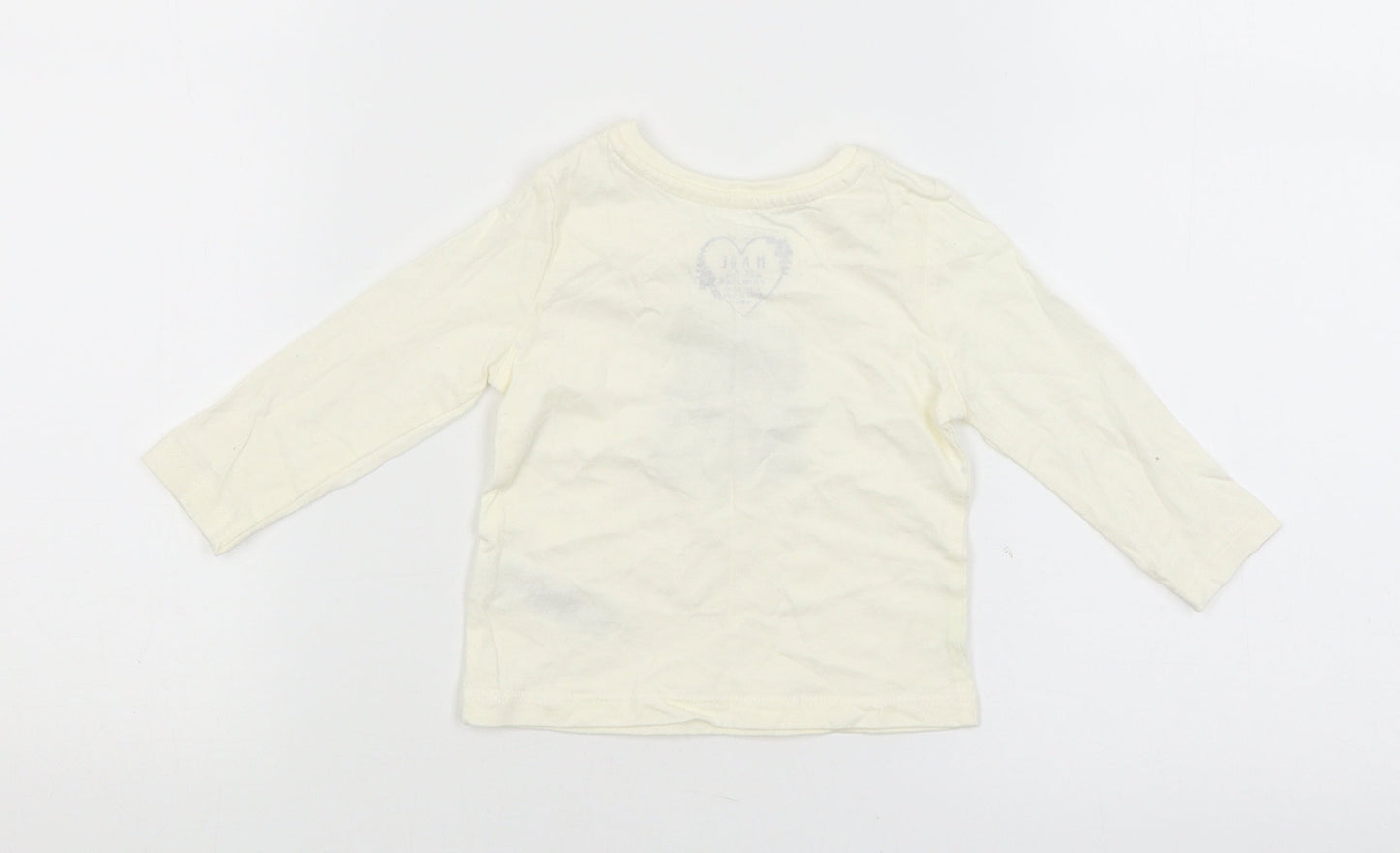 Primark Baby White   Basic T-Shirt Size 0-3 Months  - Girl Boss