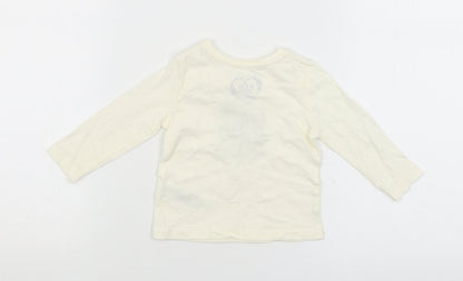 Primark Baby White   Basic T-Shirt Size 0-3 Months  - Girl Boss