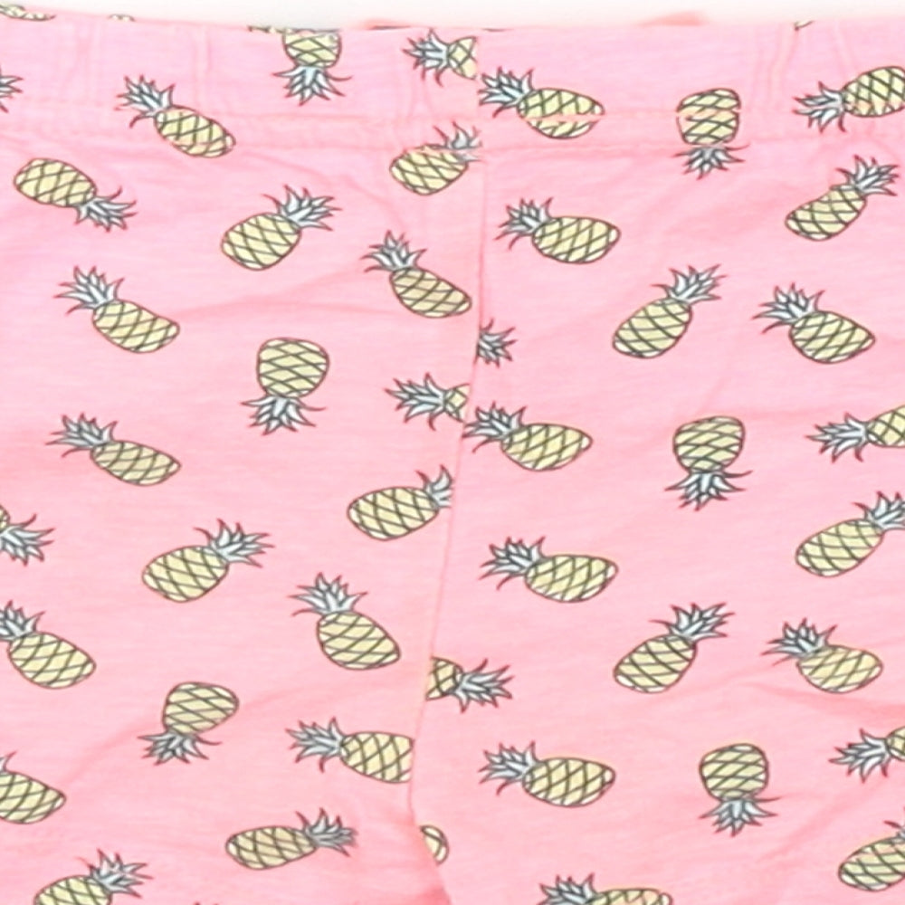 Primark Baby Pink   Cropped Trousers Size 6-9 Months  - Pinapples