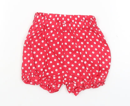 NEXT Baby Red Polka Dot  Cropped Trousers Size 0-3 Months