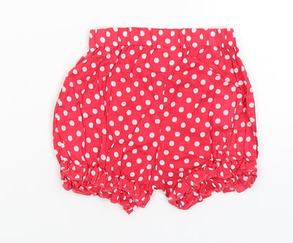 NEXT Baby Red Polka Dot  Cropped Trousers Size 0-3 Months