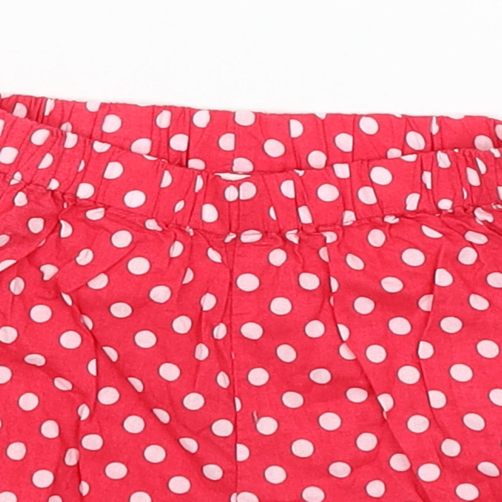 NEXT Baby Red Polka Dot  Cropped Trousers Size 0-3 Months