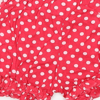 NEXT Baby Red Polka Dot  Cropped Trousers Size 0-3 Months