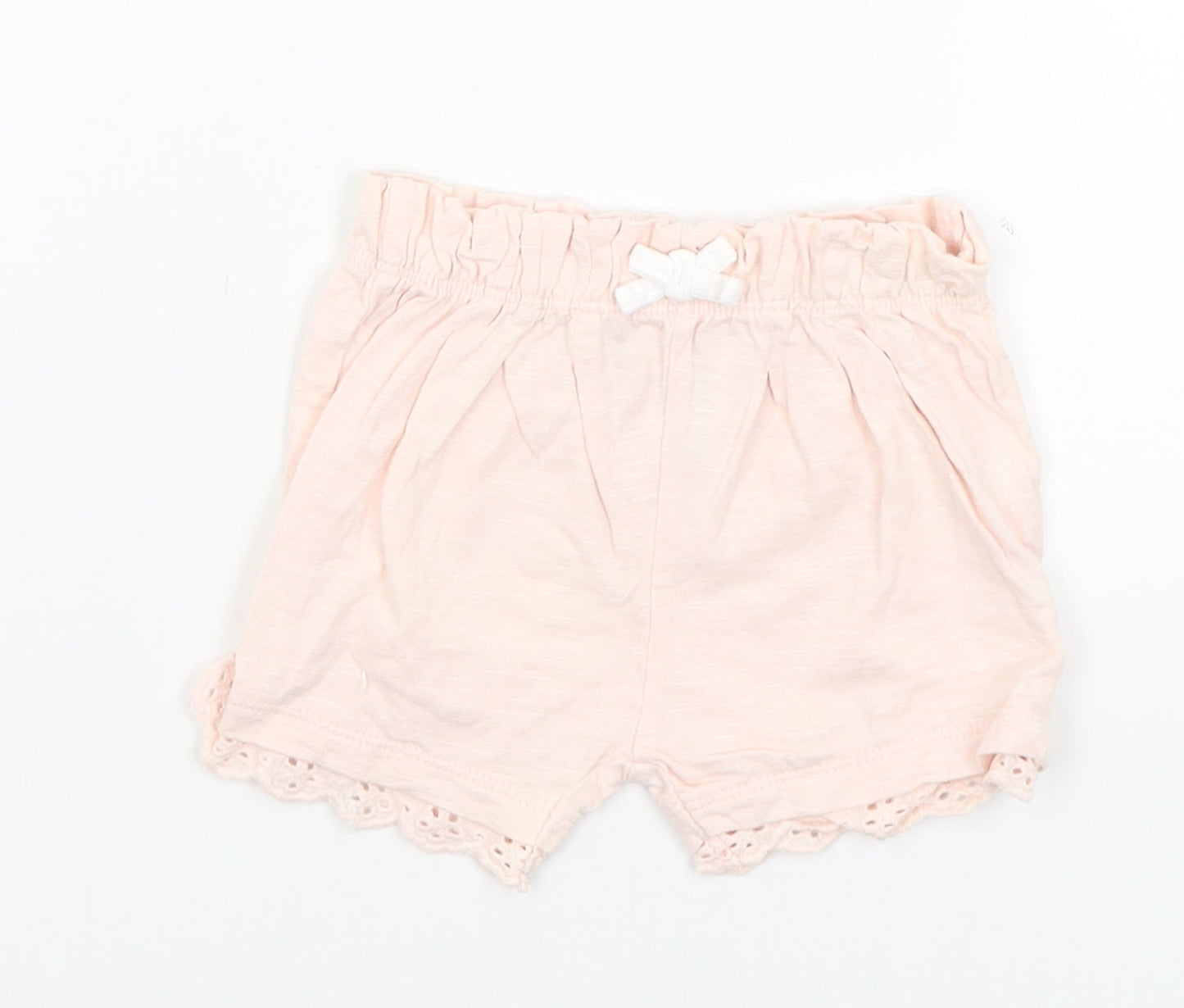 F&F Baby Pink   Cropped Trousers Size 3-6 Months