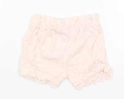 F&F Baby Pink   Cropped Trousers Size 3-6 Months