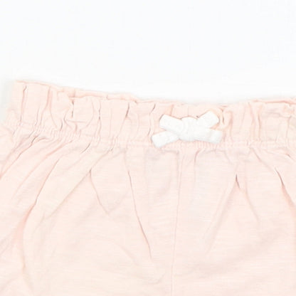 F&F Baby Pink   Cropped Trousers Size 3-6 Months