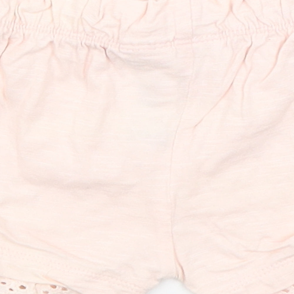 F&F Baby Pink   Cropped Trousers Size 3-6 Months
