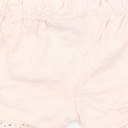 F&F Baby Pink   Cropped Trousers Size 3-6 Months