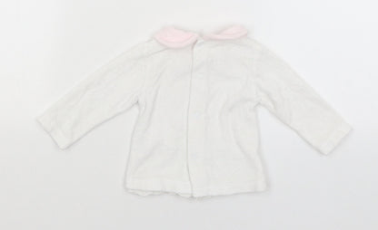 Mintini Baby Baby White   Basic T-Shirt Size 0-3 Months