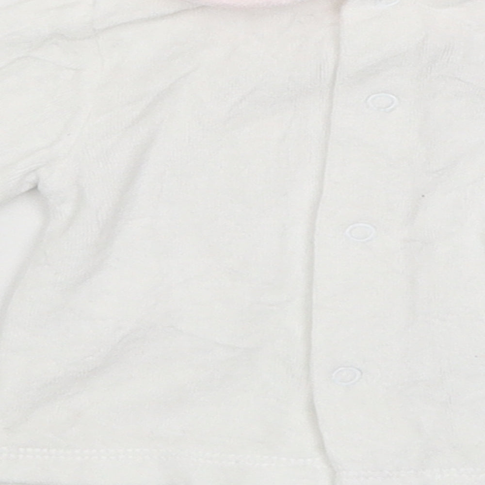 Mintini Baby Baby White   Basic T-Shirt Size 0-3 Months