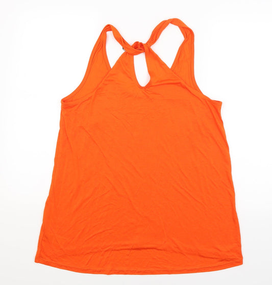 F&F Womens Orange   Basic Tank Size 14