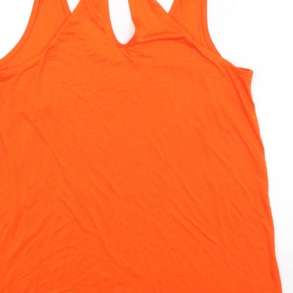 F&F Womens Orange   Basic Tank Size 14