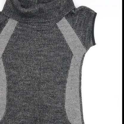 Quiz Womens Grey   Bodycon  Size 8