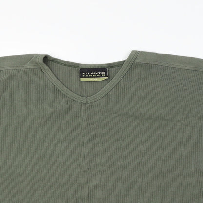 Atlantic Terrain Mens Green    T-Shirt Size XL