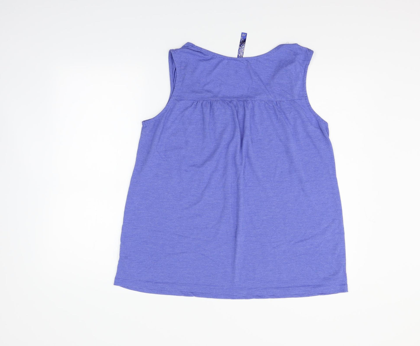 Preworn Womens Blue   Basic T-Shirt Size 16