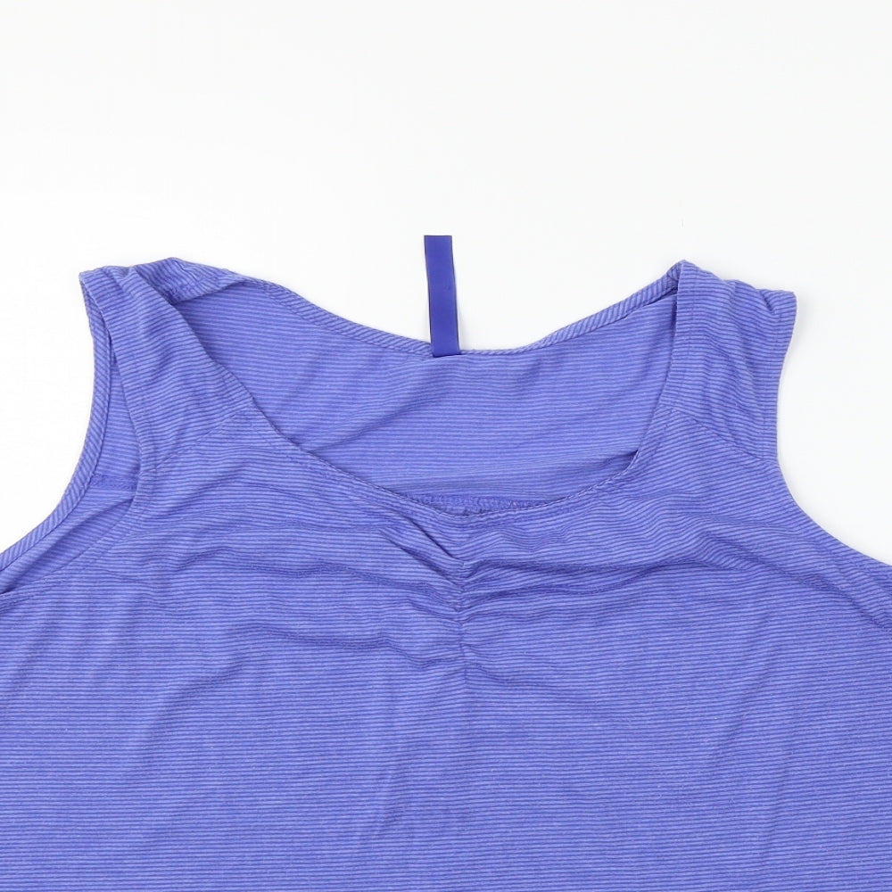 Preworn Womens Blue   Basic T-Shirt Size 16