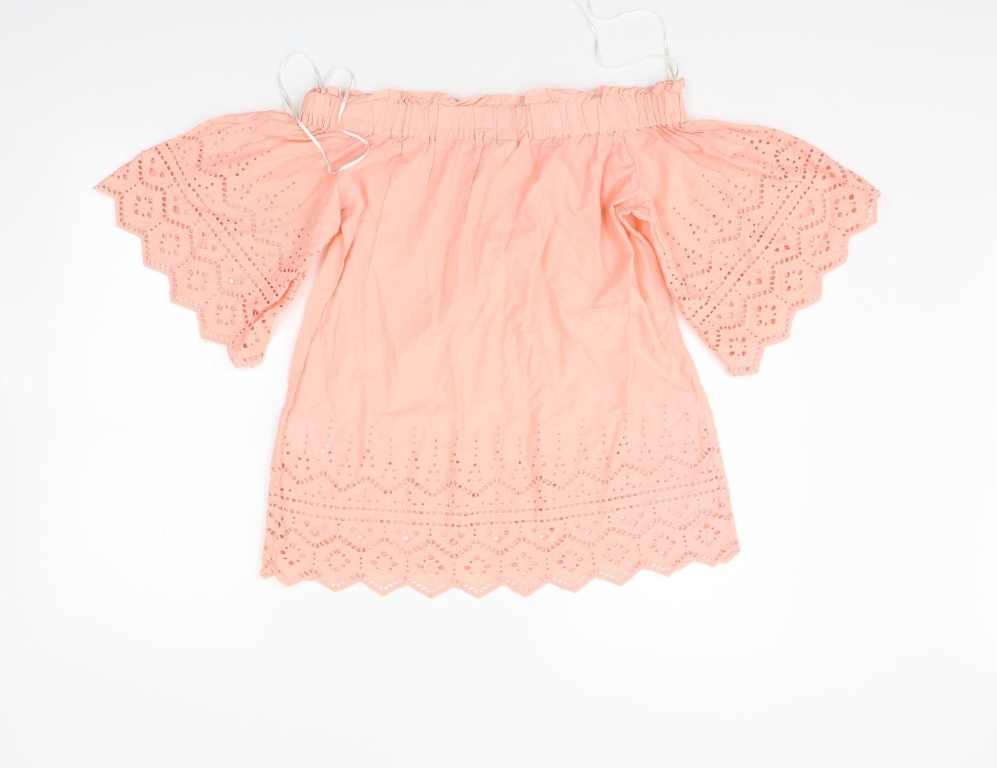 Womens UK Size 6 H&M Orange Basic Blouse