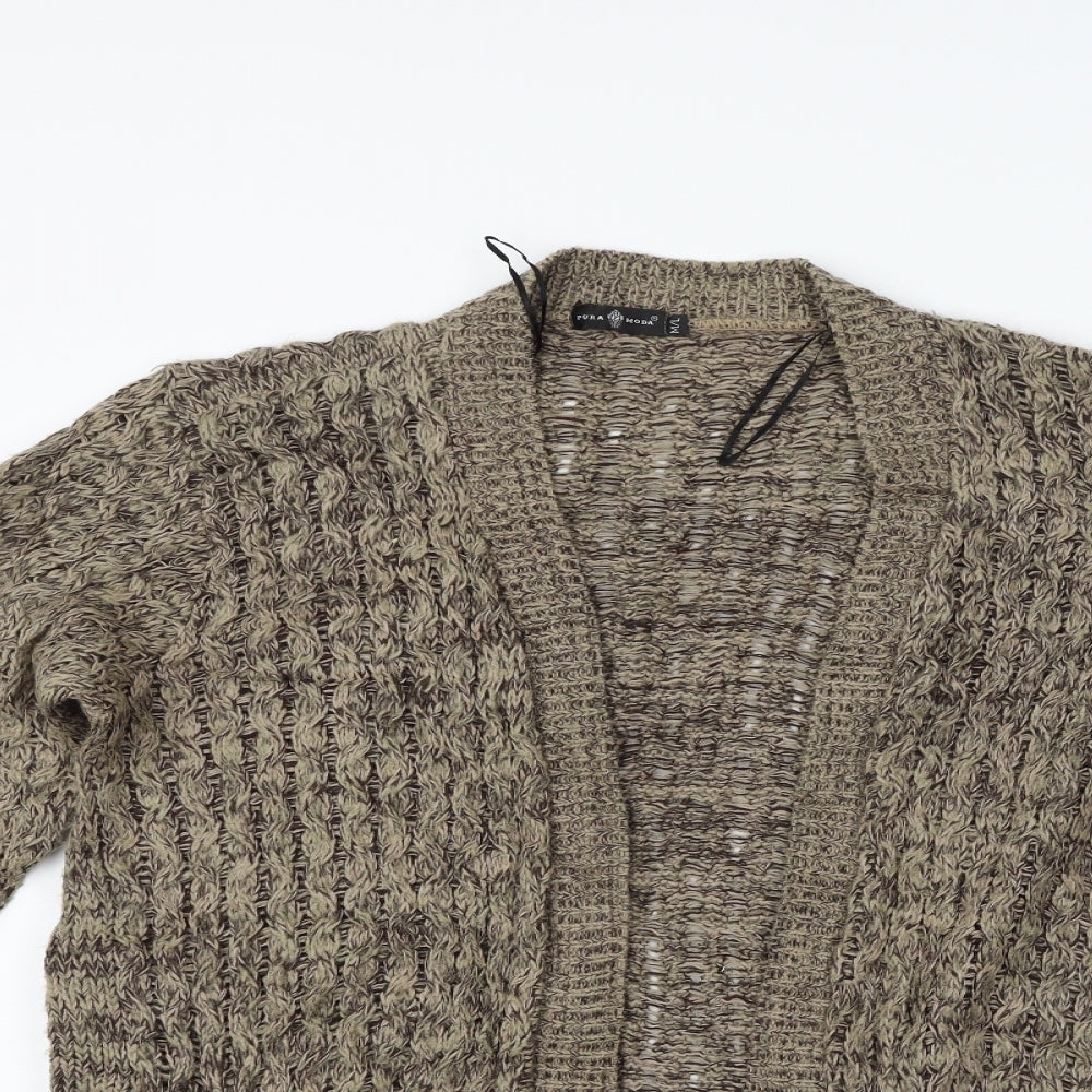 Pure Moda Womens Brown   Cardigan Jumper Size L