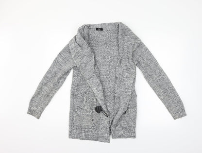 F&F Womens Grey   Cardigan Jumper Size 8