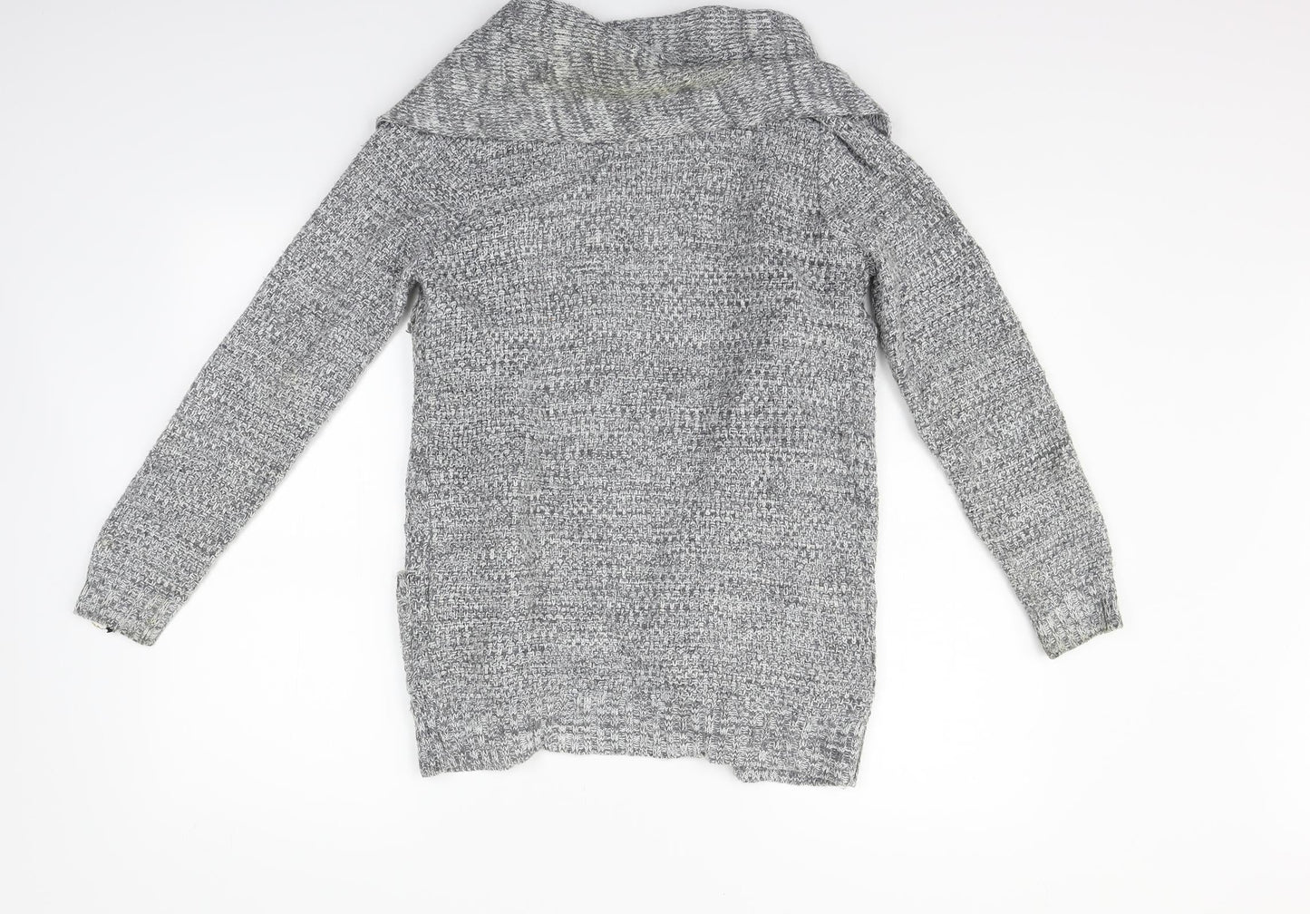 F&F Womens Grey   Cardigan Jumper Size 8