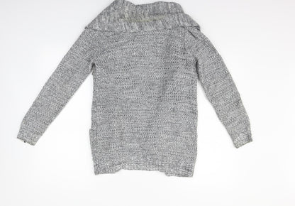 F&F Womens Grey   Cardigan Jumper Size 8