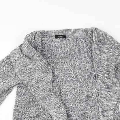F&F Womens Grey   Cardigan Jumper Size 8
