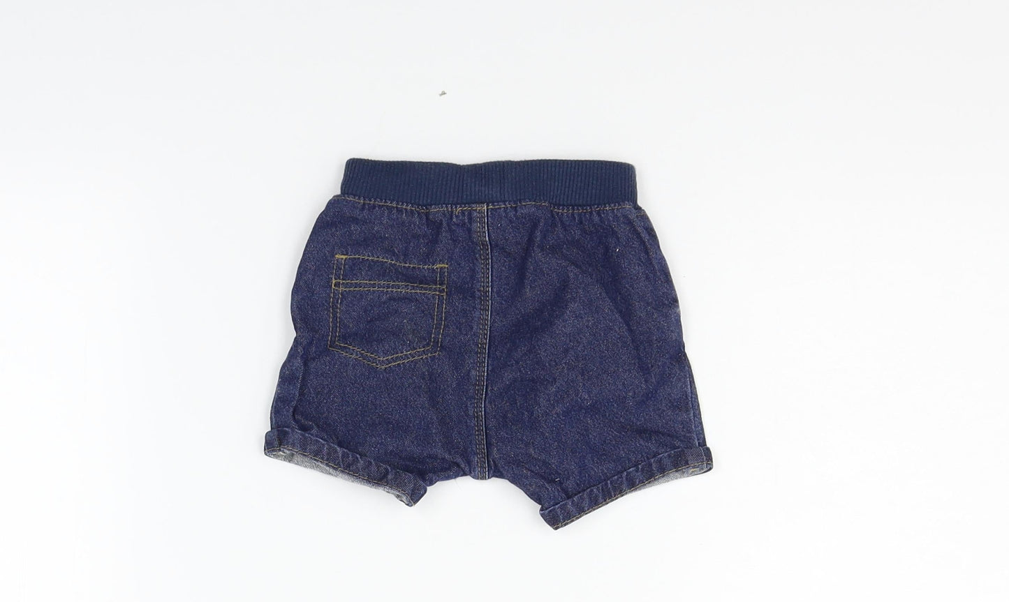 George Boys Blue   Cropped Jeans Size 0-3 Months