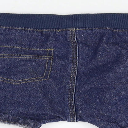 George Boys Blue   Cropped Jeans Size 0-3 Months