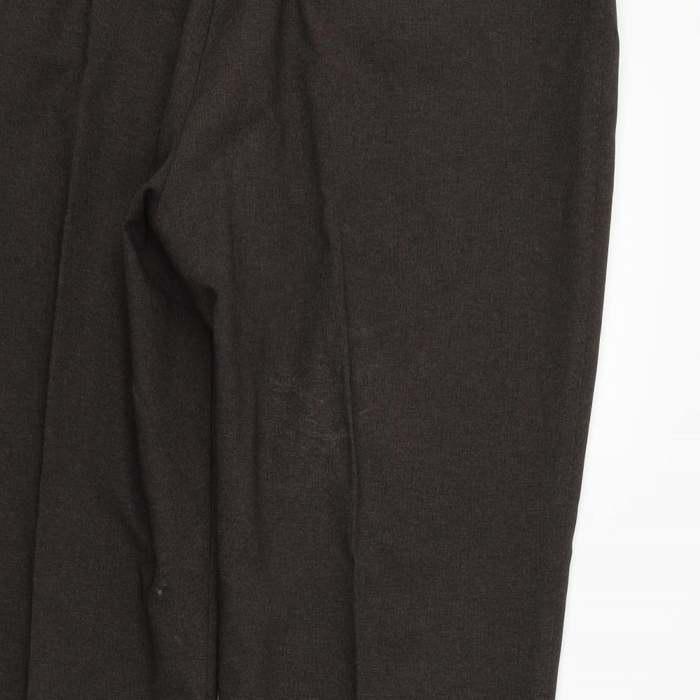 Womens UK Size 48 in Preworn Regular Fit  Brown Trousers