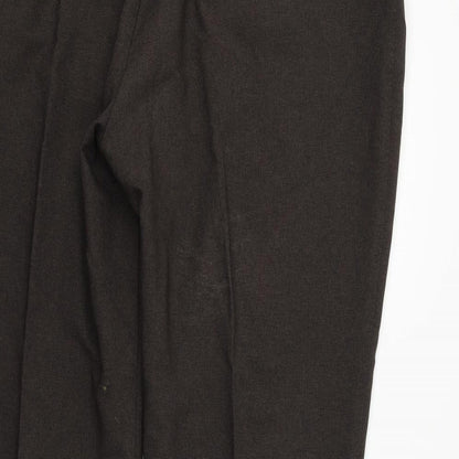 Womens UK Size 48 in Preworn Regular Fit  Brown Trousers