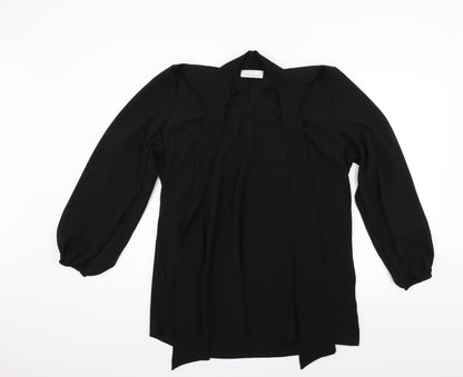 heart yours Womens Black   Basic Blouse Size 14