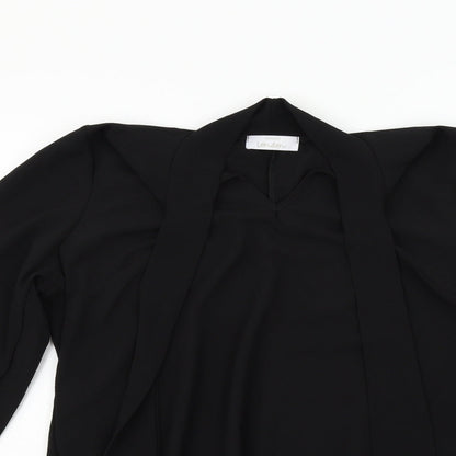 heart yours Womens Black   Basic Blouse Size 14