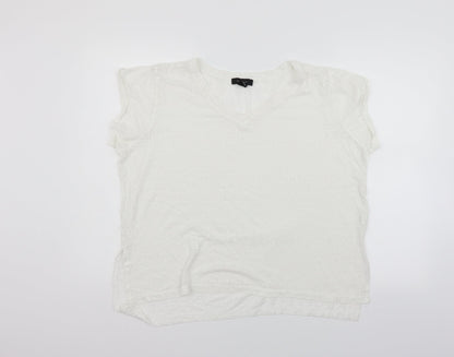 Atmosphere Womens White   Basic T-Shirt Size 18