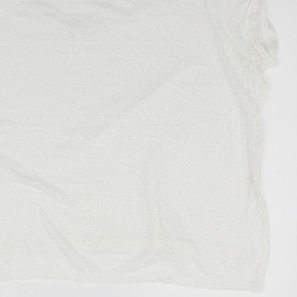 Atmosphere Womens White   Basic T-Shirt Size 18