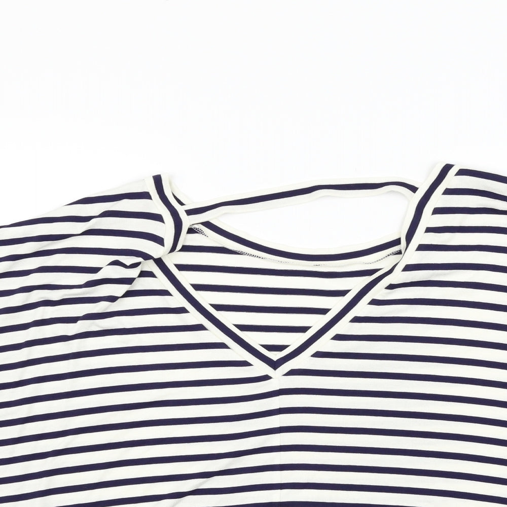 Womens UK Size 16 New Look White Basic Blouse
