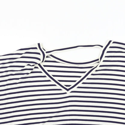 Womens UK Size 16 New Look White Basic Blouse