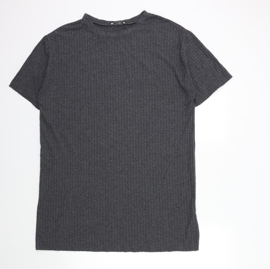 Zara Womens Grey   T-Shirt Dress  Size S