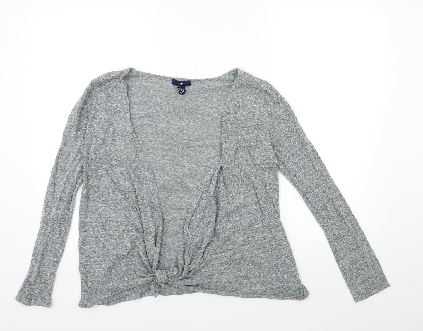 Womens UK Size XS Gap Grey Basic Blouse