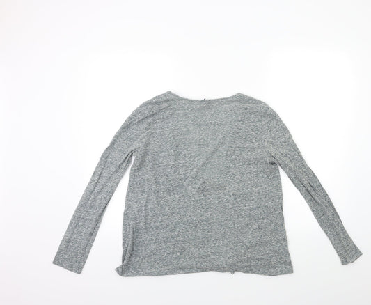 Womens UK Size XS Gap Grey Basic Blouse