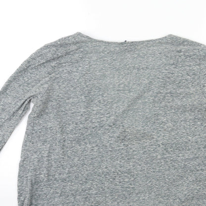 Womens UK Size XS Gap Grey Basic Blouse