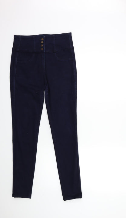 Womens UK Size 28 in Preworn Regular Fit Skinny Blue Jeans