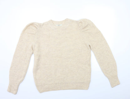 George Womens Beige  Knit Pullover Jumper Size L