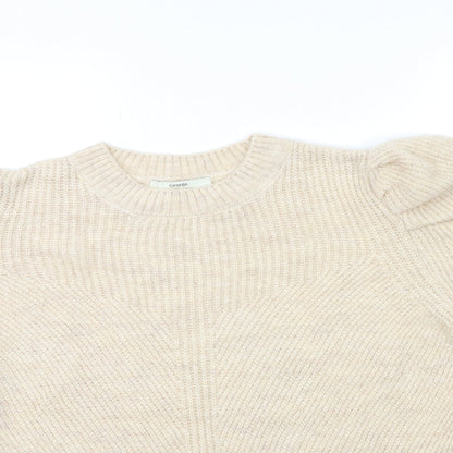 George Womens Beige  Knit Pullover Jumper Size L