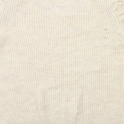 George Womens Beige  Knit Pullover Jumper Size L