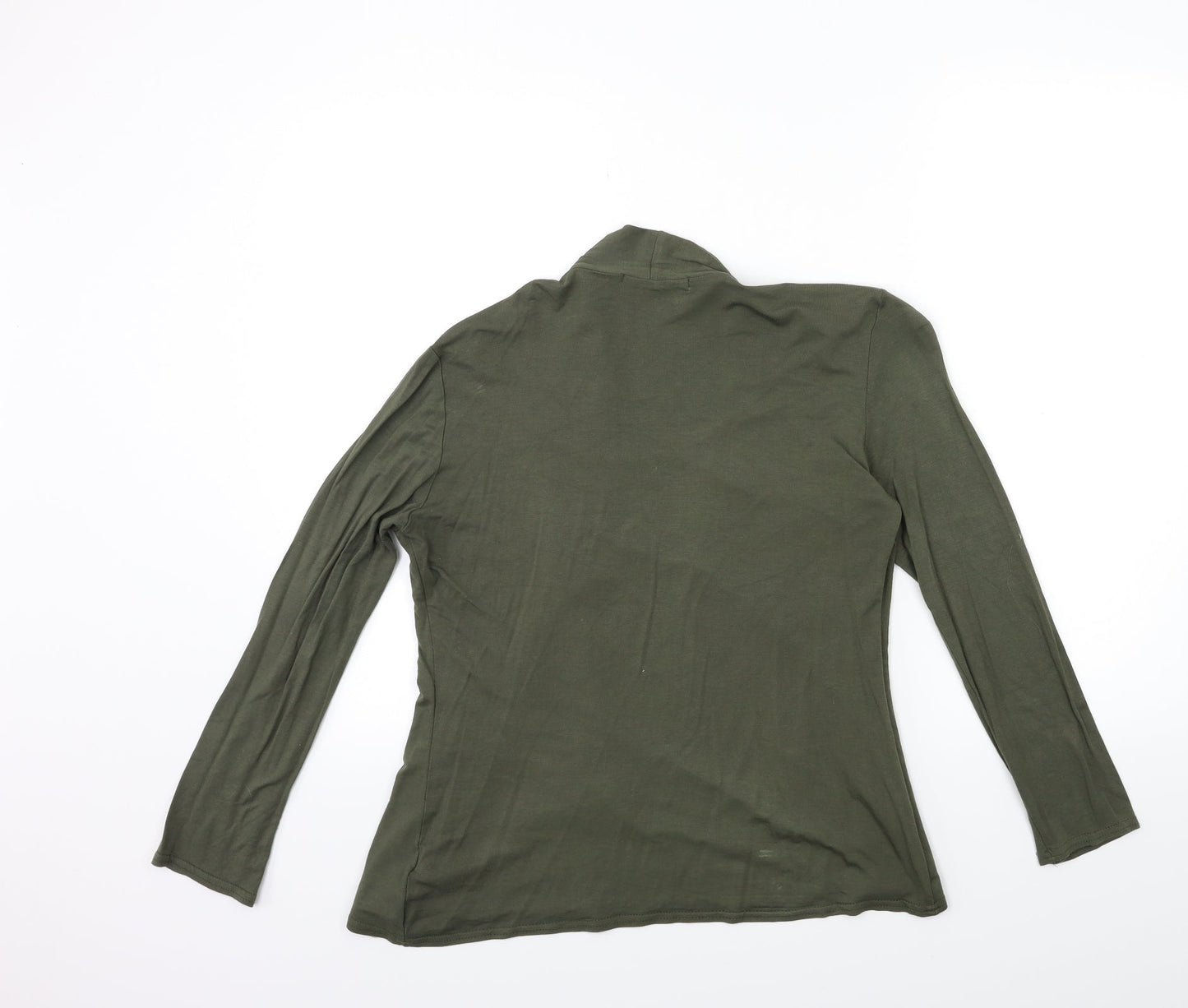 ALEXARA Womens Green   Basic T-Shirt Size S